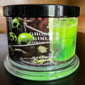 14oz Homeworx by Harry Slatkin Ghosted Gimlet candle 30-45 hours burn time New